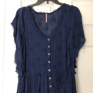 Free People Blue Navy dress